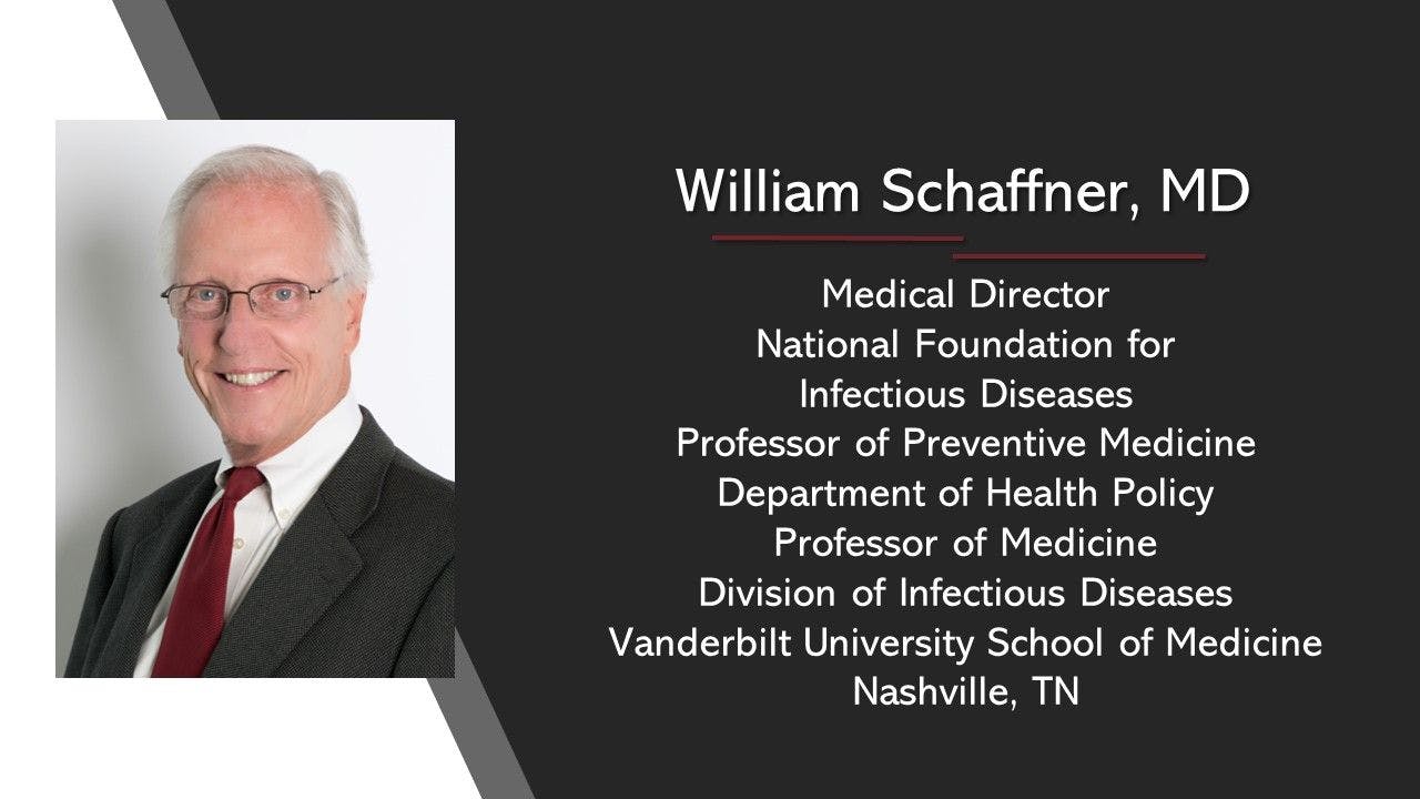 William Schaffner, MD: "If It's Not Flu and It's Not COVID, It's Probably RSV" 