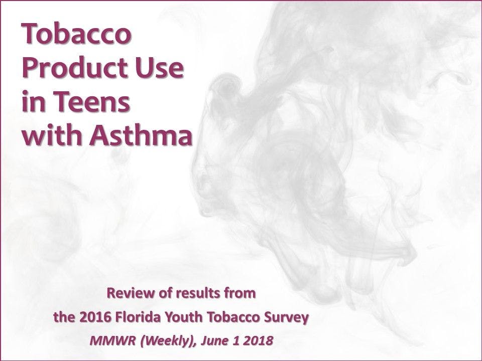 Teens with Asthma Favor E-cigs, Hookah 