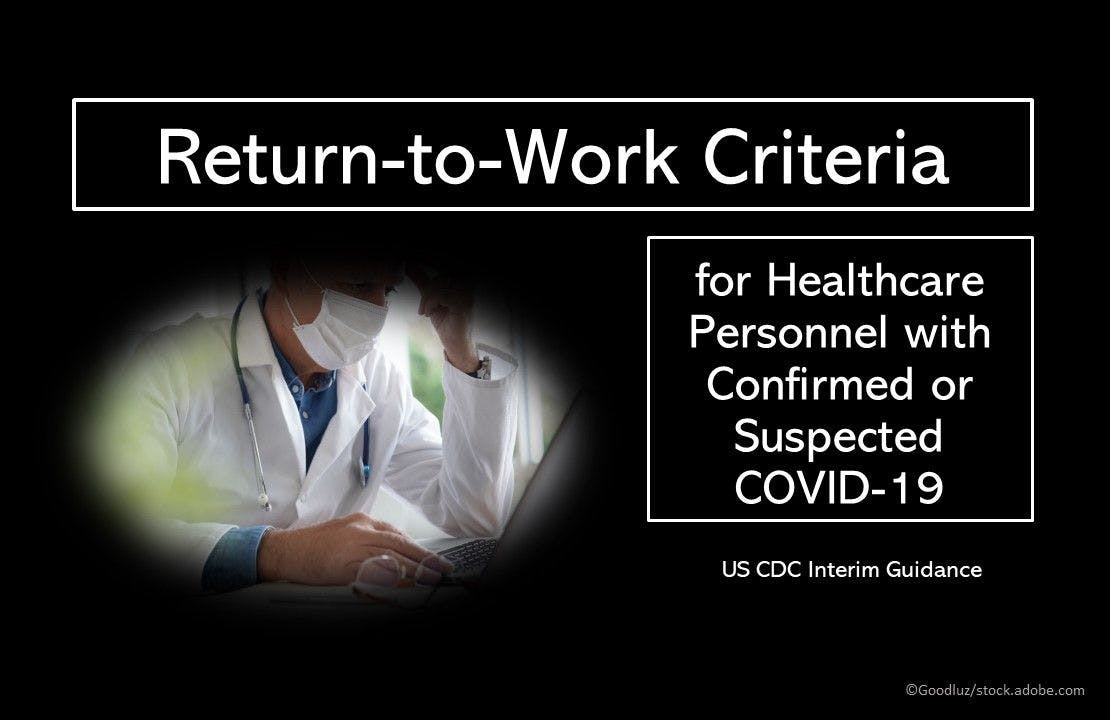 Return to Work Criteria for HCP After COVID-19