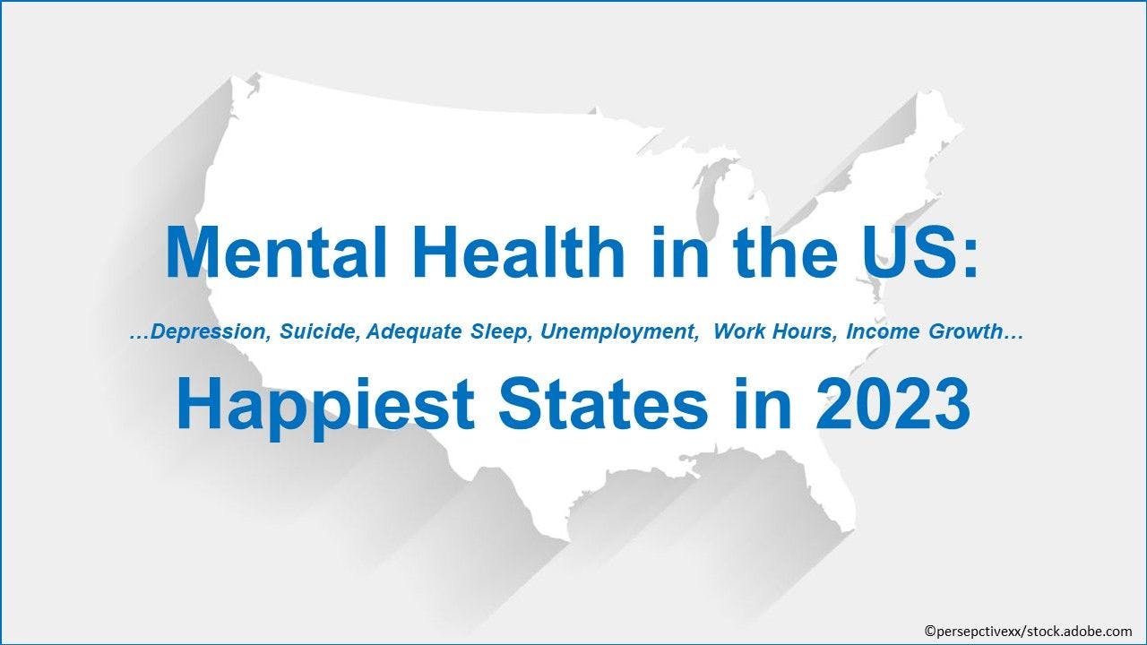 Mental Health in the US: Happiest States in 2023