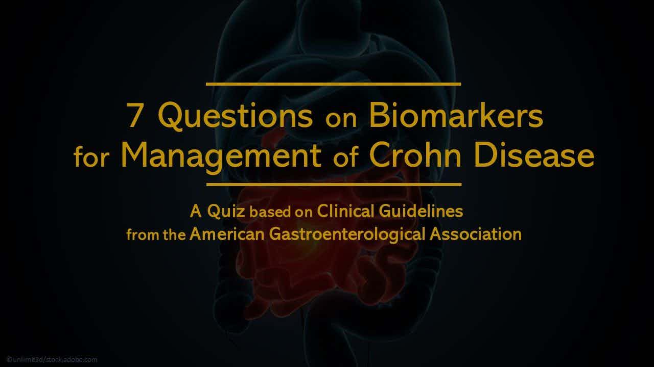 7 Questions on Biomarkers for Management of Crohn Disease image credit human intestinal system ©unlimit3d/stock.adobe.com
