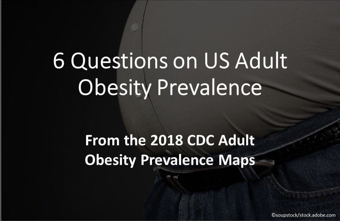 6 Questions on US Adult Obesity Prevalence