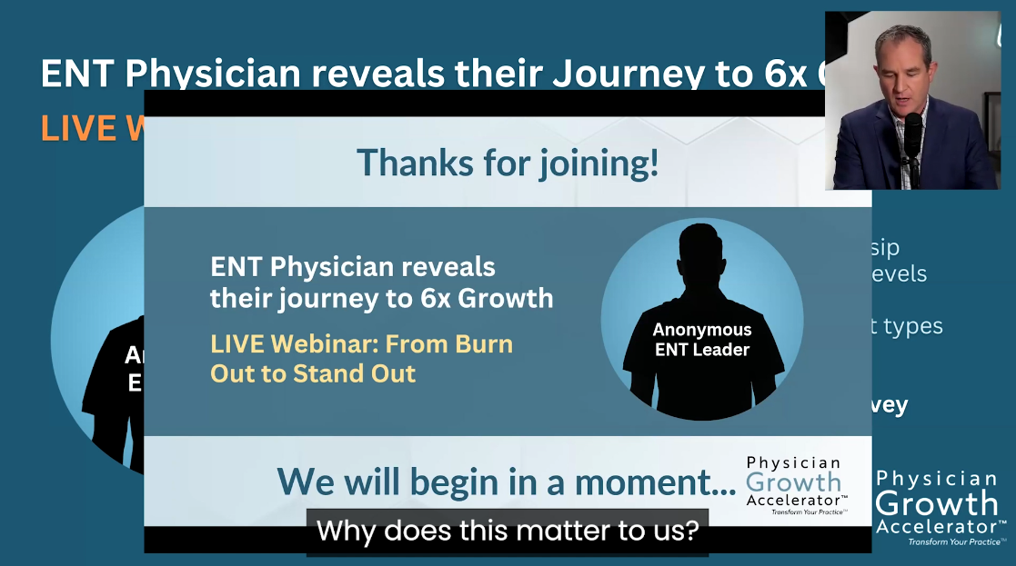 ENT Physician reveals their journey to 6x Growth: From Burn Out to Stand Out