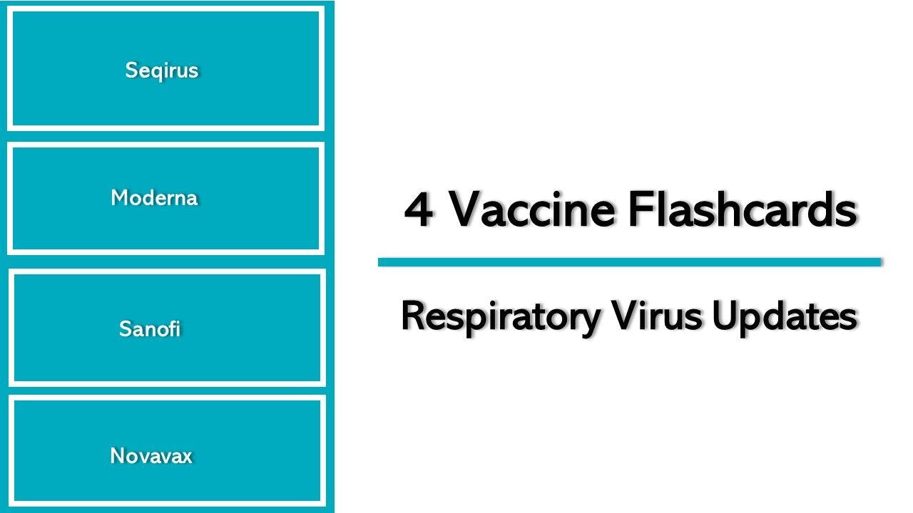 Vaccine Flashcards: 4 Respiratory Virus Updates
