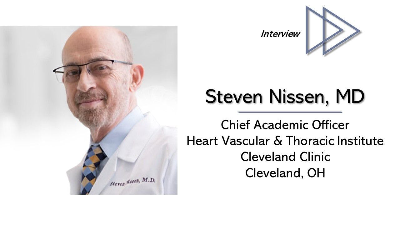Steven Nissen, MD, Discusses the "Sweet Spot" for Bempedoic Acid Among Non-Statin Therapies image credit Steven Nissen, MD, Cleveland Clinic