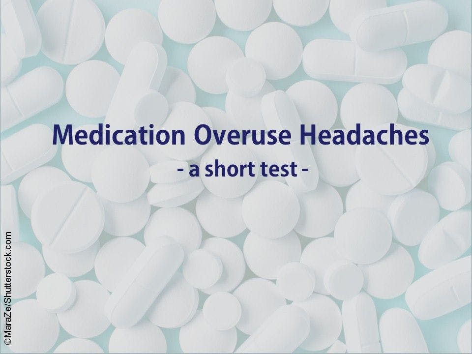 Medication Overuse Headache: A Short Test 