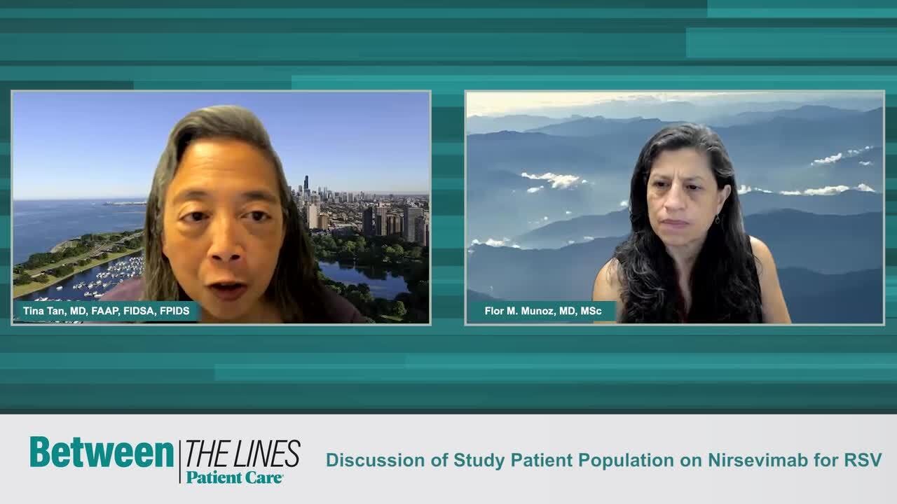 Discussion of Study Patient Population on Nirsevimab for RSV