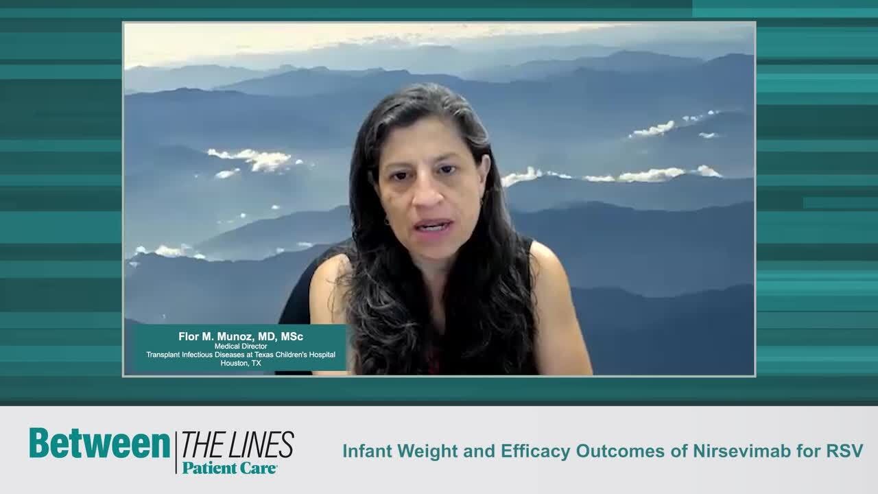 Infant Weight and Efficacy Outcomes of Nirsevimab for RSV
