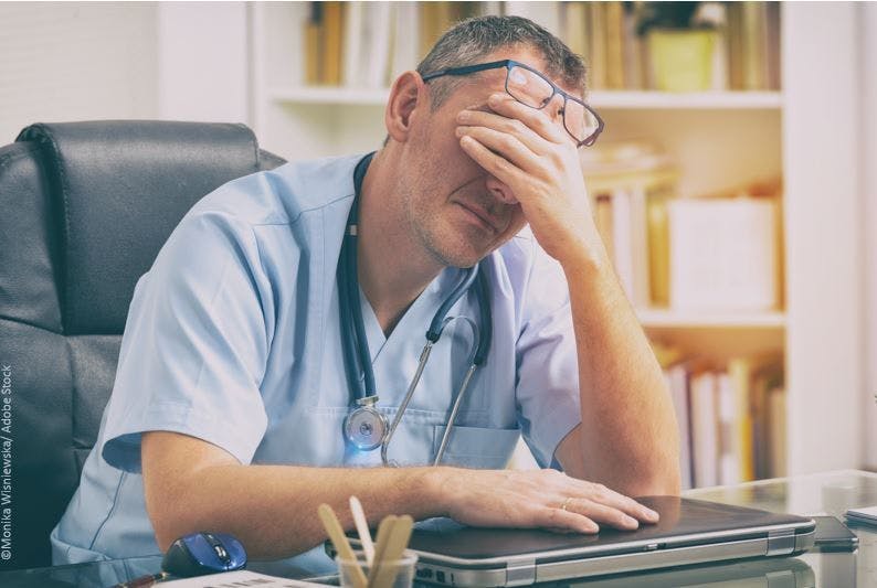 Burnout, stress in a doctor - how to spot and help