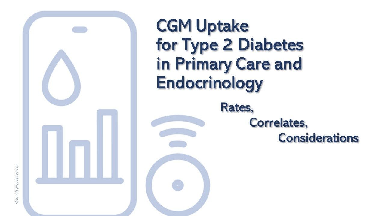CGM Uptake for T2D in Primary Care and Endocrinology: Rates, Correlates, Considerations