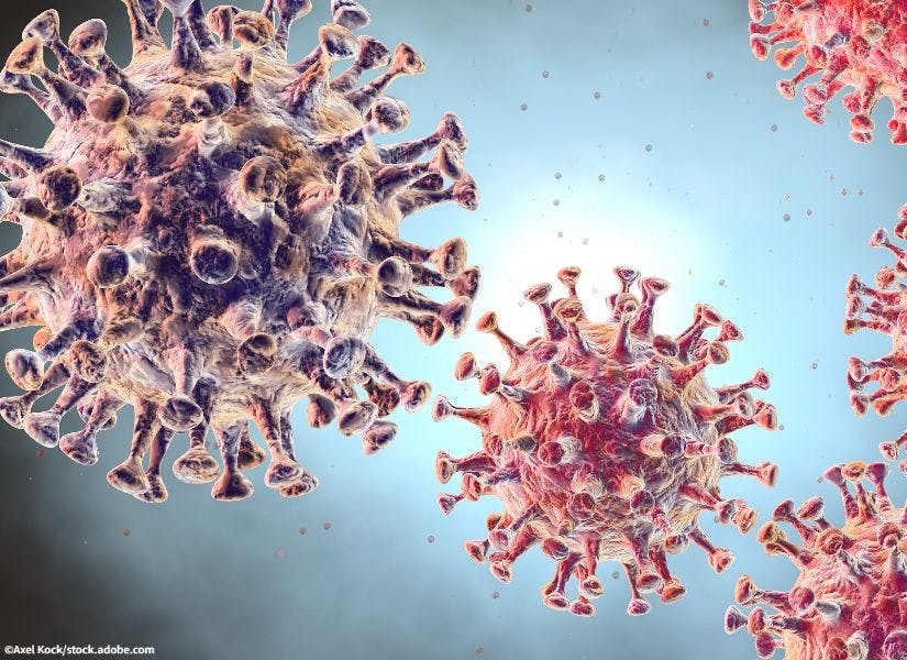Coronavirus, MERS virus, Middle-East Respiratory Syndrome, 3D illustration