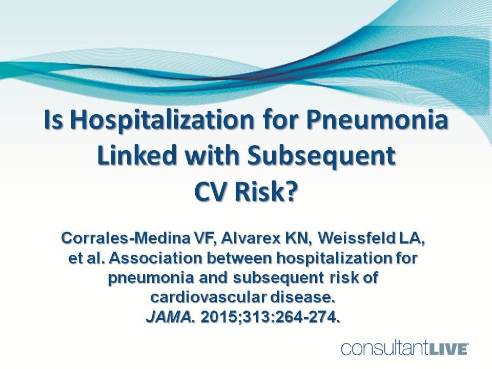 Hospitalization for Pneumonia Linked to Risk for CVD