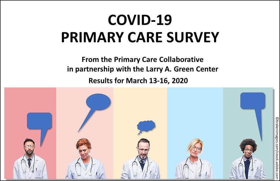 Survey Gives Primary Care A Voice on COVID-19 