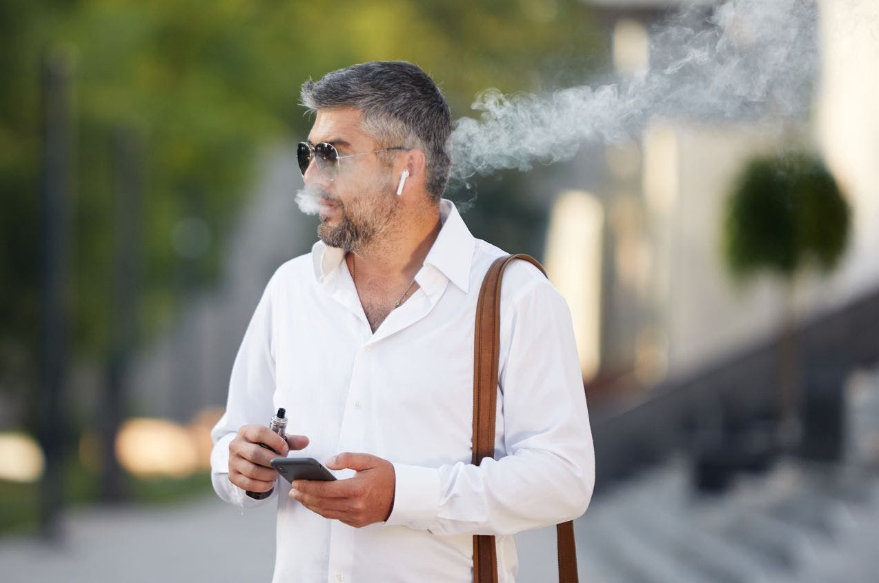 Vaping linked to earlier stroke vs traditional cigarettes or dual use 