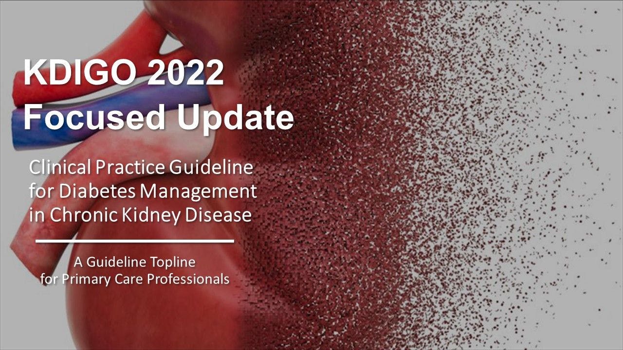 KDIGO 2022 Diabetes Management in CKD Guideline: A Topline Look at the Focused Update 