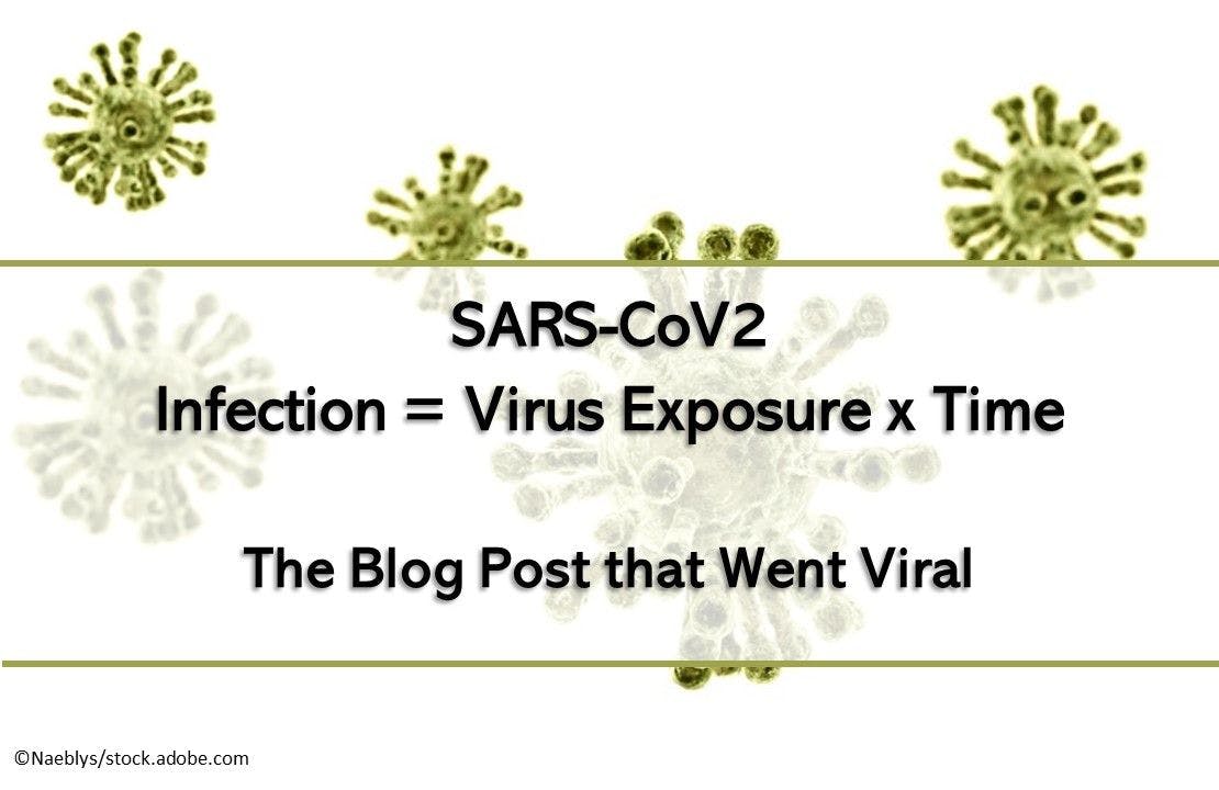 How SARS-CoV2 Spreads: Infection = Exposure x Time 