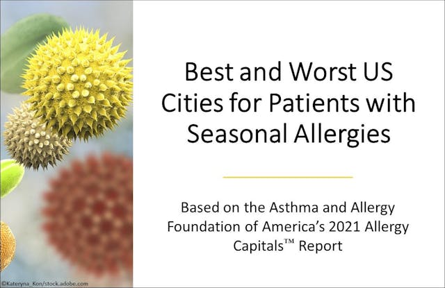 Best and Worst US Cities for Patients with Seasonal Allergies