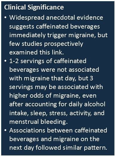 Coffee, migraine, caffeine and migraine, headache, primary care