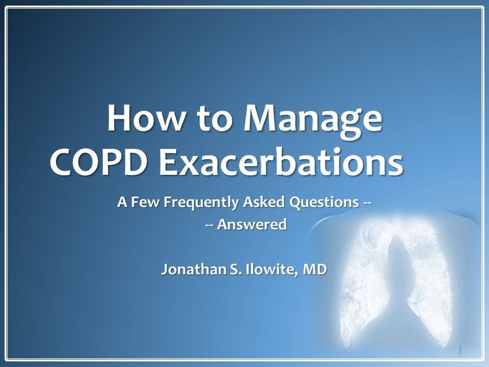 How to Manage COPD Exacerbations: A Few FAQs