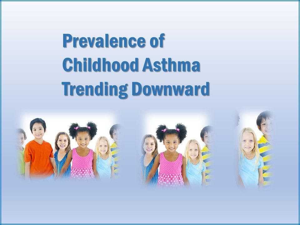 Prevalence of Childhood Asthma Trending Downward