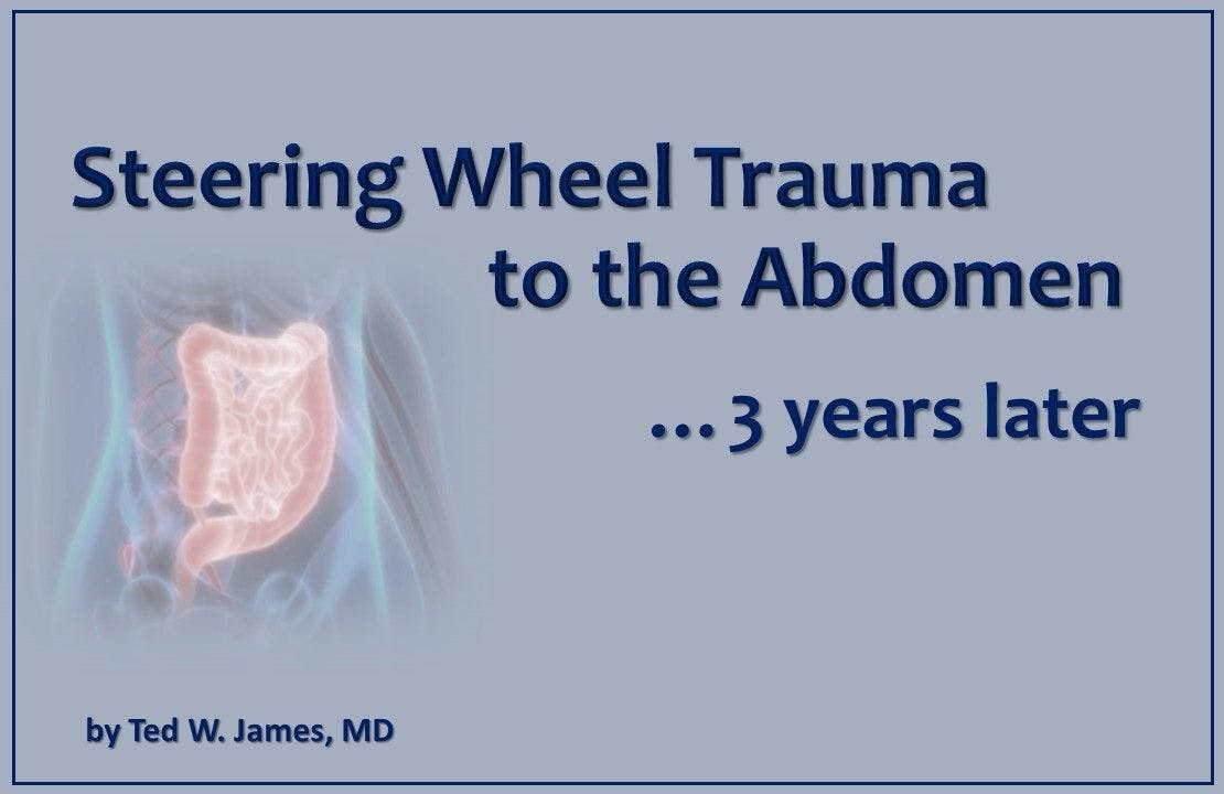 Steering Wheel Trauma to the Abdomen: What's Your Diagnosis?