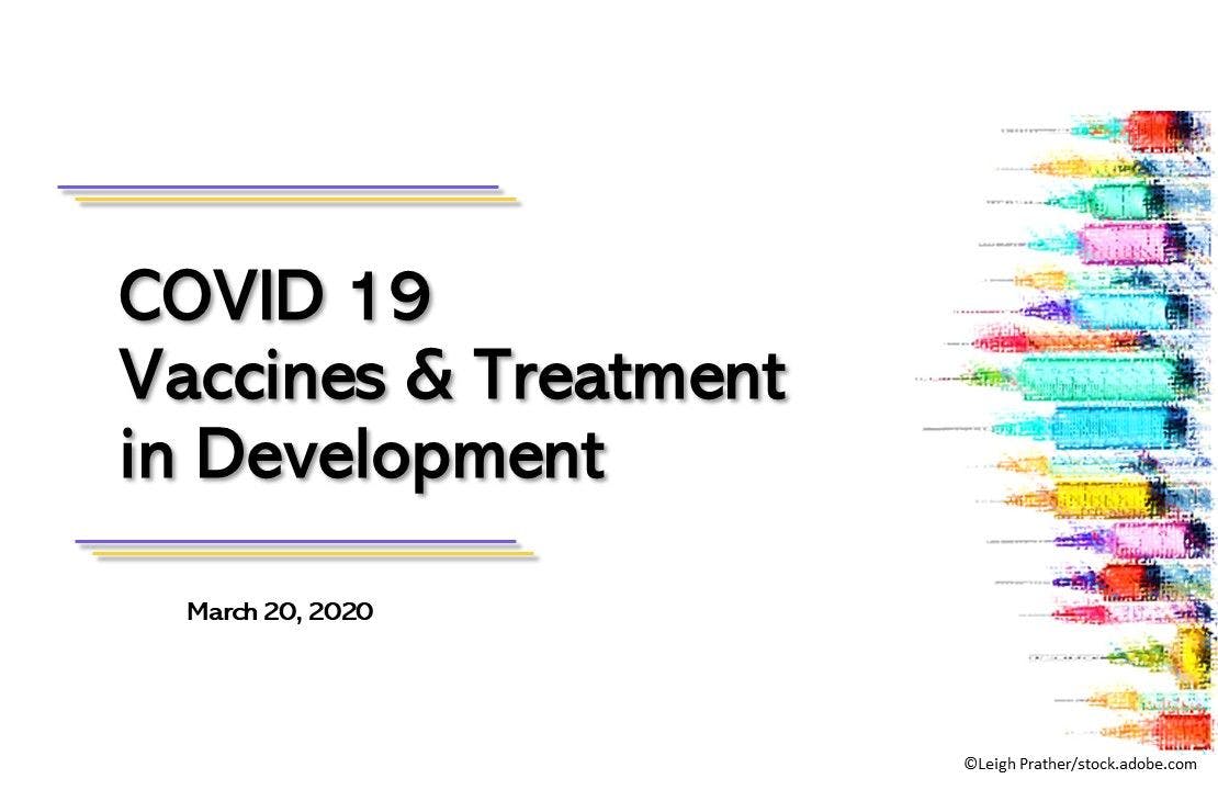 10 COVID-19 Vaccines & Treatments in Development 